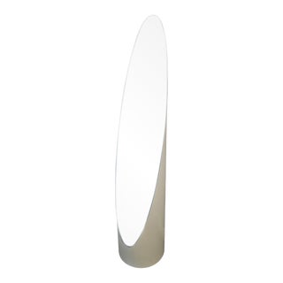 1980s Postmodern Gaia Lipstick Mirror in White For Sale