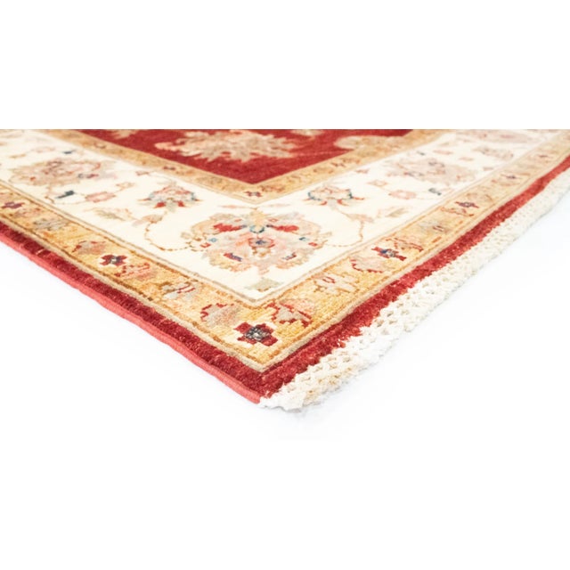 Middle Eastern Hand-Knotted Stonewashed Ziegler Rug For Sale - Image 9 of 11