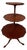 1950s 3 Tier Pie Crust Table For Sale