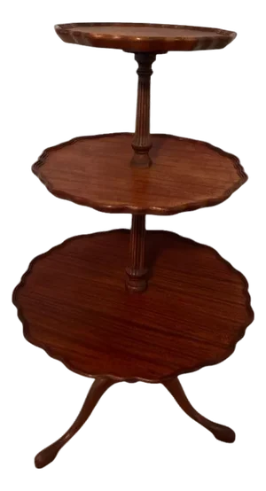 1950s 3 Tier Pie Crust Table