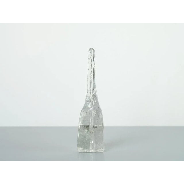 Glass Vintage Glass Vase, 1960s For Sale - Image 7 of 13