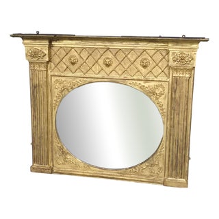 Antique Regency Overmantle Mirror, 1815 For Sale