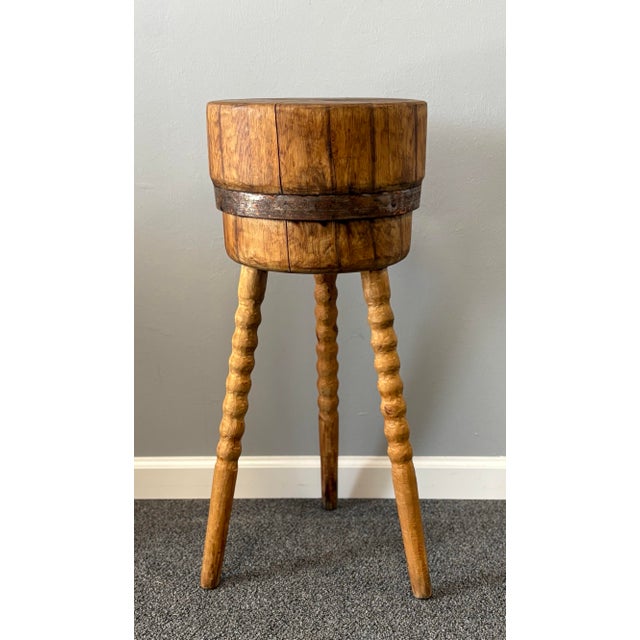 19th Century Butcher Block For Sale In Naples, FL - Image 6 of 7