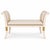 Ivory 1970s Italian Neo-Classical Style Painted Bench / Ottoman For Sale - Image 8 of 8