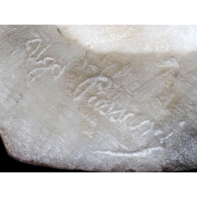 The Kiss Marble Sculpture by Italian Ugo Passani For Sale In New York - Image 6 of 7