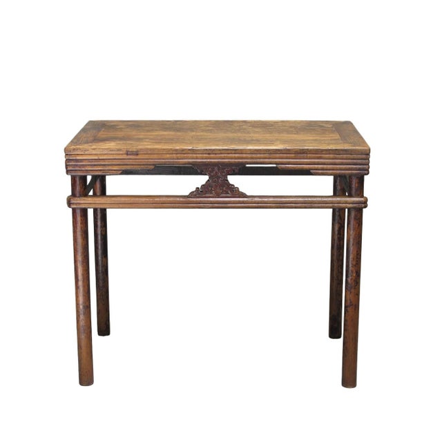 19th Century Chinese Elm Console Table For Sale In Greensboro - Image 6 of 10