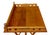 Wood Carved Oak Butler's Tray on Stand, 1890s For Sale - Image 7 of 8