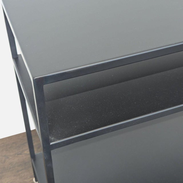 2010s Room & Board Slim End Table in Natural Steel For Sale - Image 5 of 5