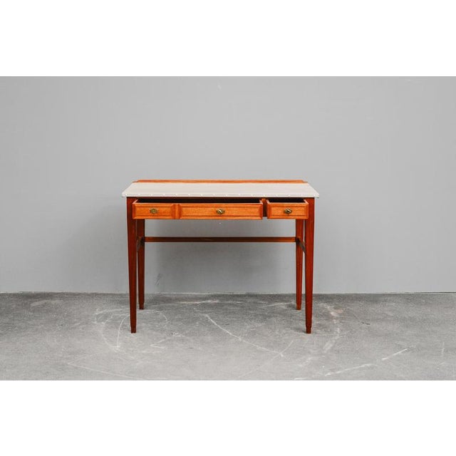 Early 20th Century Art Nouveau Desk in Mahogany For Sale - Image 3 of 18