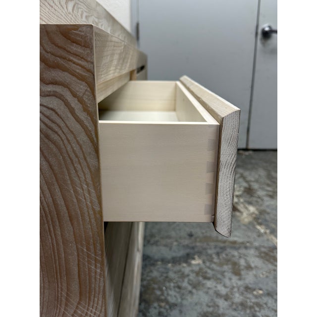 Restoration Hardware Callum Wide Dresser + Topper Set For Sale - Image 10 of 12