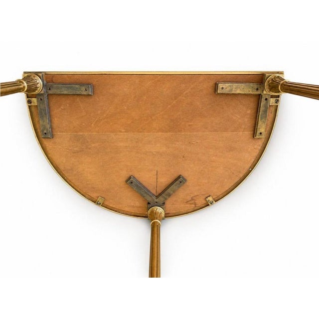 Metal Mid-Century Maison Bagues Bronze Dore Hollywood Regency Coffee Table For Sale - Image 7 of 8