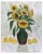 Laimdots Murnieks, Sunflowers, 2003, Oil on Cardboard For Sale