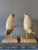 Tessellated Marble Perched Birds, 1980, Set of 2 For Sale - Image 10 of 13