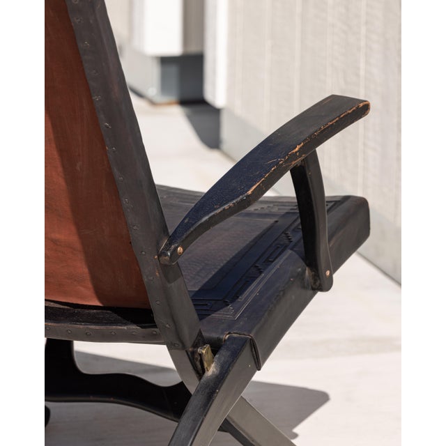 1960s Folding Lounge Chair Attributed to Angel Pazmiño for Muebles De Estilo For Sale - Image 15 of 17