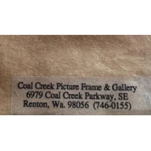 Vintage Watercolor of Southern Mansion in Disrepair Artist Unknown For Sale - Image 4 of 5