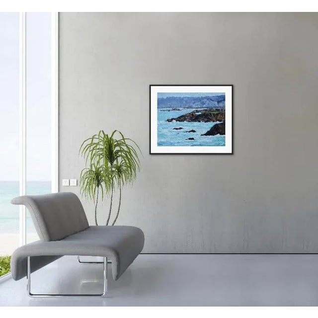 Modern Impressionist Coastal Views — Oil Painting For Sale - Image 4 of 7