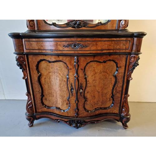 Dutch Carved Cabinet in Walnut For Sale - Image 13 of 14