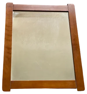 Italian Rustic Wooden Mirror, 1960s