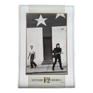 Anton Corbijn, U2 Outside It's America, Photographed by Anton Corbijn, Copyright Athena Int.., London 1989, Printed in England