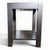 A pair of bedside side tables or nightstands. Parsons-style, each with a single drawer and lower shelf. Solid wood with a...