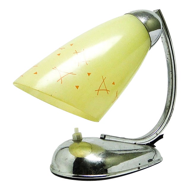Space Age Night Lamp by J. Hurka for Napako, Czechoslovakia, 1960s For Sale