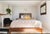 Vintage Pagoda-Style Iron and Rattan Wall Mirror — Industrial Meets Natural For Sale - Image 4 of 5