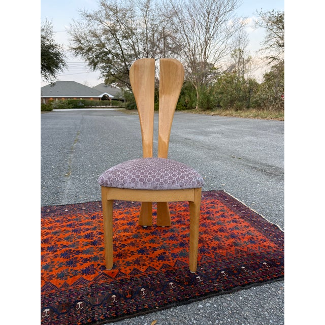 Late 20th Century Sculptural High Back Bunny Ears Chair For Sale - Image 4 of 8