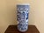 Vintage Chinoiserie Blue and White Porcelain Umbrella Stand For Sale - Image 10 of 13