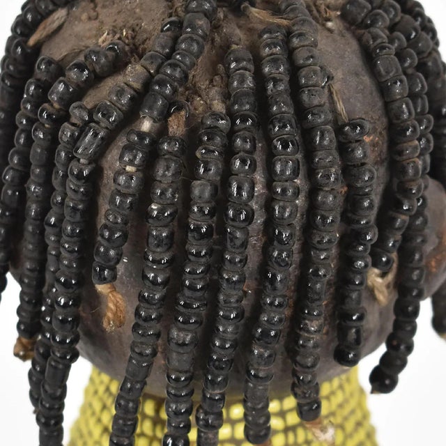 Early 20th Century Early 20th Century Nyamwezi Beaded Doll on Custom Base Tanzania For Sale - Image 5 of 6
