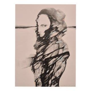 Rafal Kolinski, Faces, Portrait, 2026, Ink Drawing on Paper For Sale