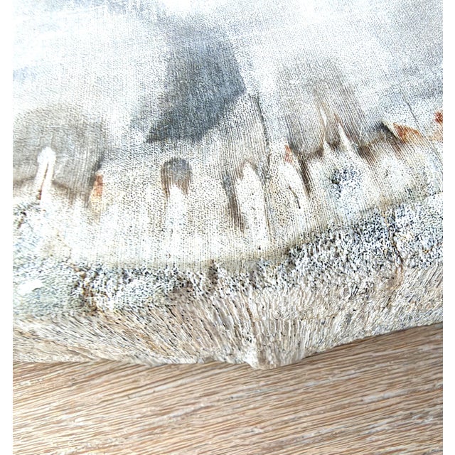 Palecek Petrified Wood Slab For Sale - Image 10 of 11
