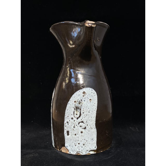 Toledo Glazed Ceramic Pitcher by R. Arzobispo, 1960s For Sale - Image 3 of 15