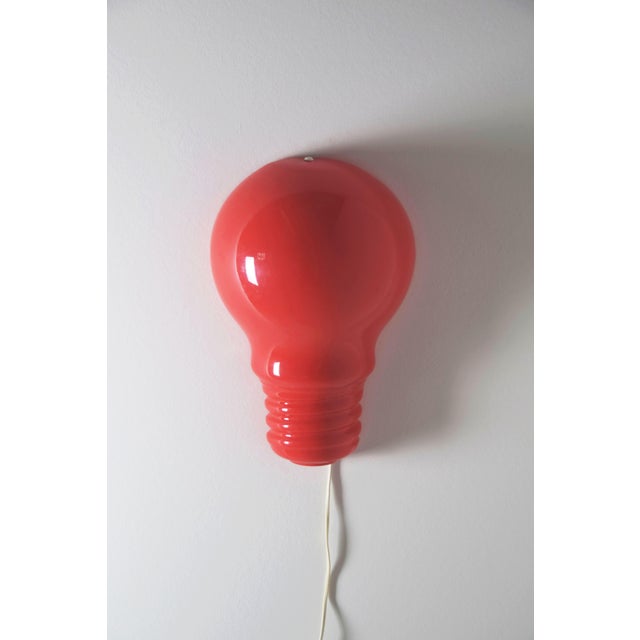 Metal Vintage Pop Art Wall Lamp by Zicoli Limbach, 1980s For Sale - Image 7 of 7