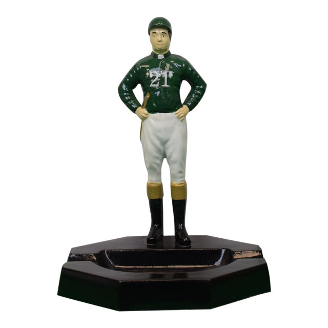 The "21" Club Green Jockey Ashtray (New W/ Box For Sale