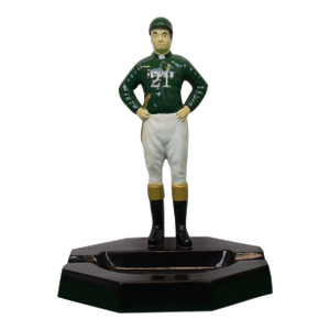 The "21" Club Green Jockey Ashtray (New W/ Box