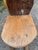 Vintage Primitive Live Edge Slab Stargazer Viking Chair (47x12) For Sale - Image 6 of 18