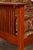 Bassett Furniture Mission Style Oak Spindle Settee For Sale - Image 9 of 18