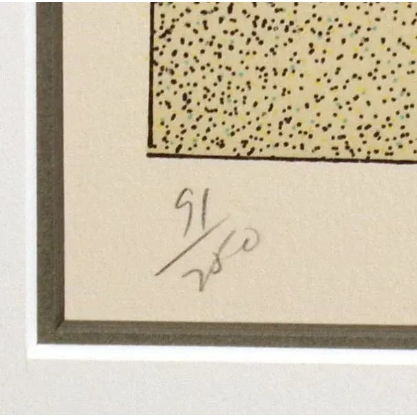 1970s Jack Eaker "Route 25 West" Hand Signed Limited Edition Matted Lithograph, 1979 For Sale - Image 5 of 5