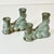 Aqua 1950s Vintage Boho Chic Americana Arts & Crafts Frankoma Pottery Double Arm Candlestick Holders - A Pair For Sale - Image 8 of 18