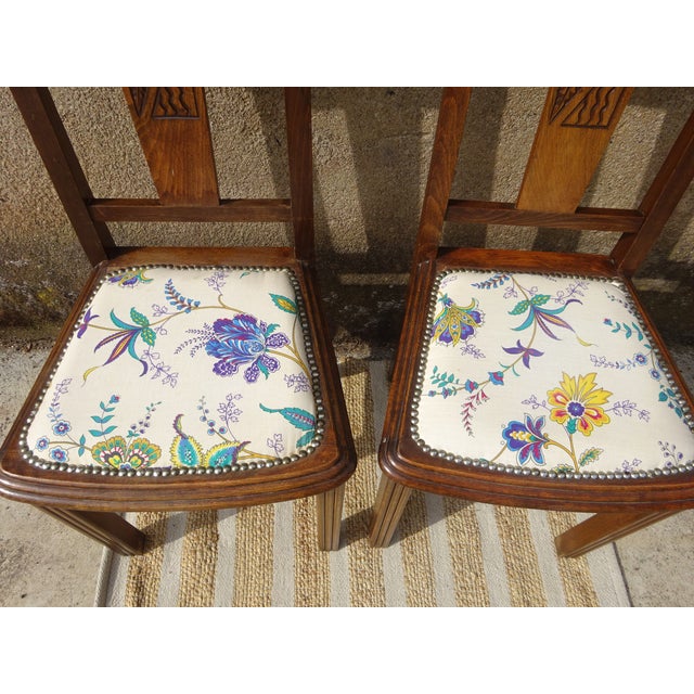 Mid-Century Modern Art Deco Chairs from Robur, 1950s, Set of 2 For Sale - Image 3 of 18