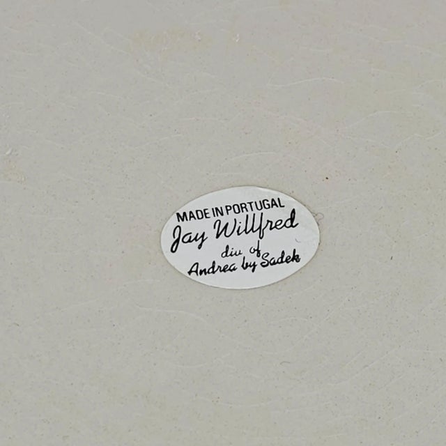 Jay Willfred Andrea By Sadek Lobster Plate Palissy Majolica Portugal Features: • Made in Portugal Measurements: Diameter...