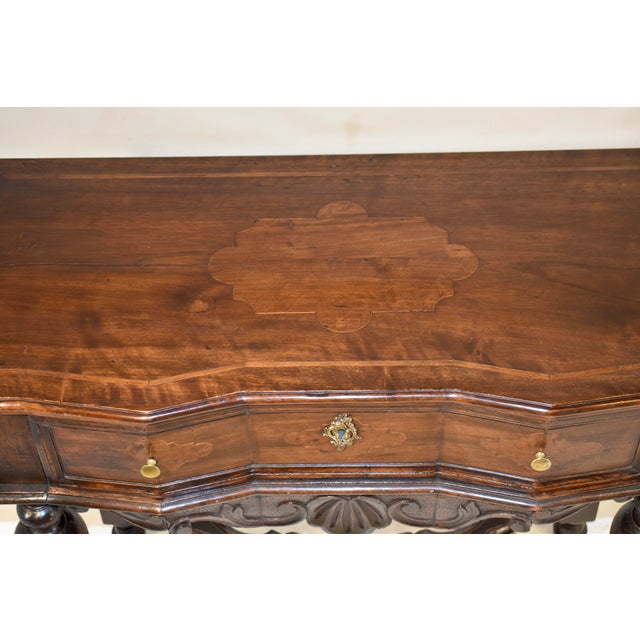 18th Century Italian Walnut Console For Sale - Image 11 of 15