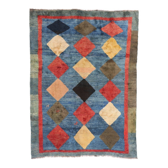 Vintage Persian Gabbeh Rug, 06'05 X 08'08 For Sale