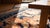Wonderful Brick Red Background With Special Blue and Beige Color Geometric Desing Antique Chinese Ningxia Rug For Sale - Image 12 of 13
