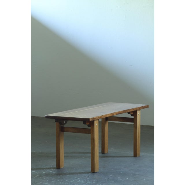 Brown Vintage Oak Coffee Table, 1960s For Sale - Image 8 of 18