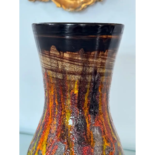 French Ceramic Vase by St.Clément, 1970s–1979s For Sale - Image 6 of 10