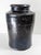 19th Century Rustic Primitive Black Glazed Redware Storage Jar For Sale In New York - Image 6 of 12