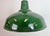 Industrial British Green Enamel Factory Pendant Lamp, 1960s For Sale - Image 4 of 18