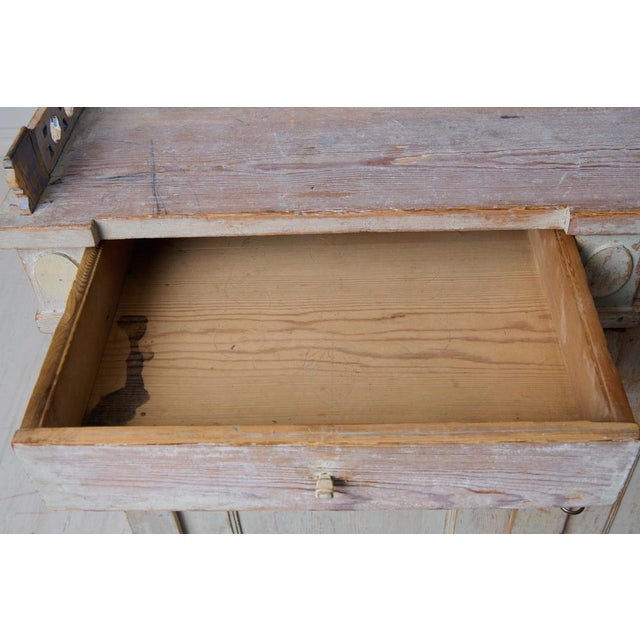 Swedish Gustavian Sideboard with Hand-Carved Decorations For Sale - Image 14 of 17