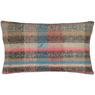 1960s Turkish Hemp Pillow - 11" X 19" For Sale